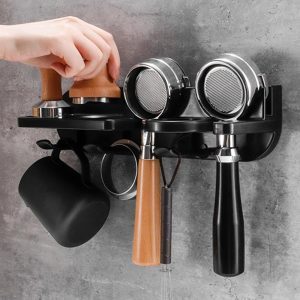 Giá treo phụ kiện pha cafe espresso giá treo tay cầm pha cafe tamper nén cafe – 58mm