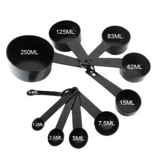 Bộ muỗng đong định lượng nhựa 5 cái