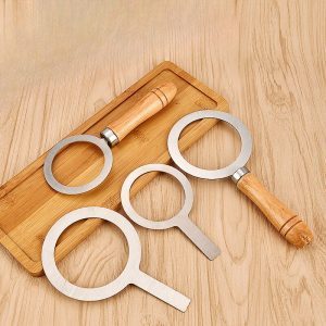 Vòng khò trà sữa vòng inox che miệng ly khò kem trứng nướng đường kính trong 7.5 cm