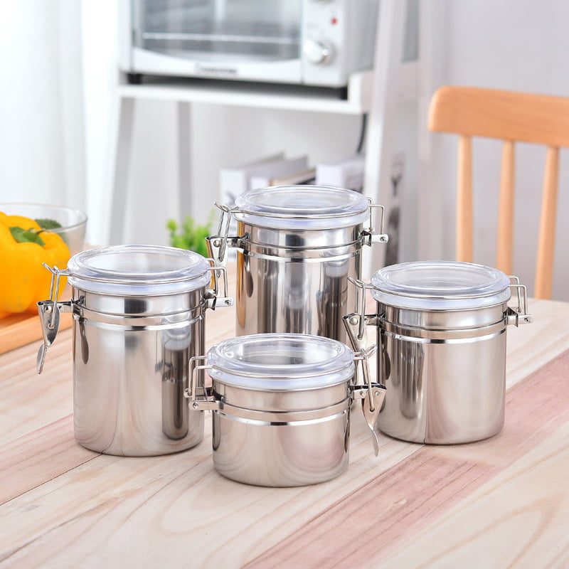 Ảnh sản phẩm BAR | Hũ đựng cafe inox nắp cài chính hãng