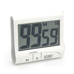 HB | Đồng hồ điện tử bấm giờ Coffee timer – Trắng — Dụng cụ barista chính hãng, giá tốt tại Kho Máy Pha