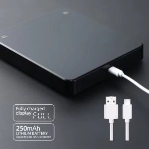 Cân điện tử pha chế cà phê mini 3kg – 0.1g màn hình LED – Đen – Pin sạc
