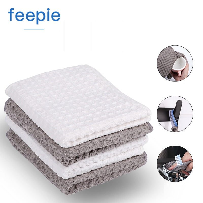 Ảnh sản phẩm Khăn lau quầy pha chế chuyên dụng feepie siêu thấm 30×30 cm – Set 3 chính hãng