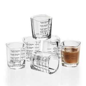Ly espresso 2 shot đong định lượng thể tích 60 ml có vạch chia