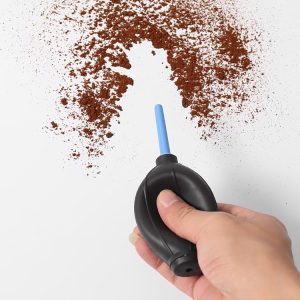 Bộ dụng cụ bóng bóp thổi bụi vệ sinh máy xay cafe kèm cọ, khăn