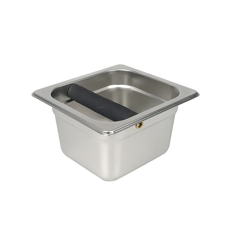 Ảnh sản phẩm Hộp đập bã café espresso Knock box inox cỡ lớn chính hãng