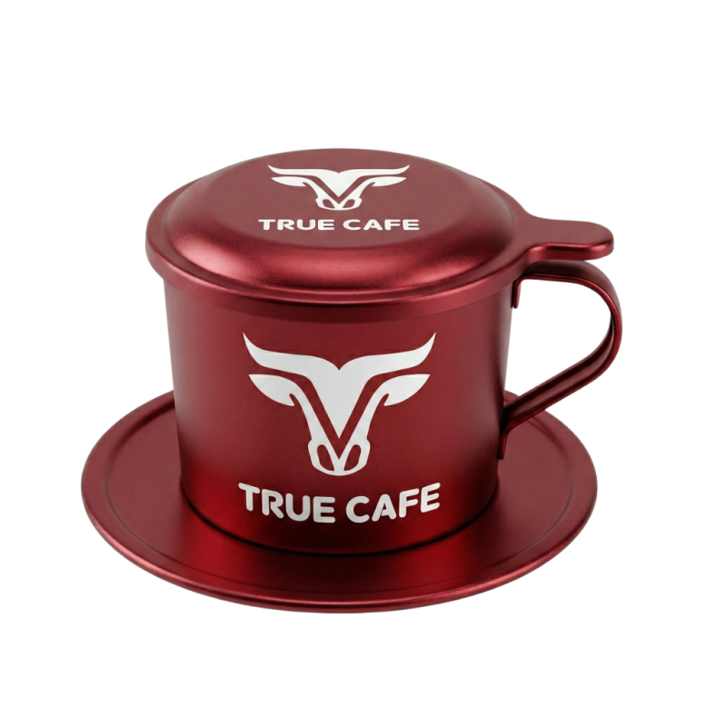 Ảnh sản phẩm Phin cà phê cao cấp màu đỏ x True Cafe chính hãng