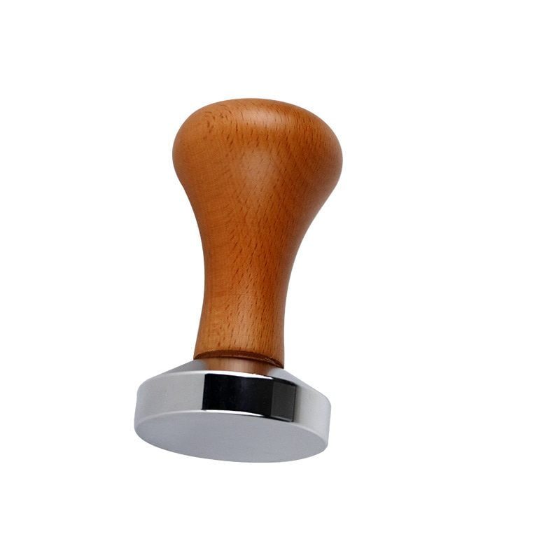 Ảnh sản phẩm Tamper nén cafe espresso 58mm tay cầm gỗ chính hãng