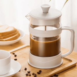 Bình pha cafe French press thuỷ tinh kiểu bắc Âu