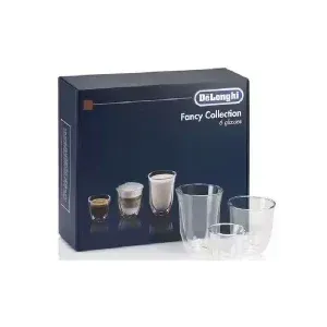 Bộ 6 ly thủy tinh DeLonghi (90ml/270ml/330ml)
