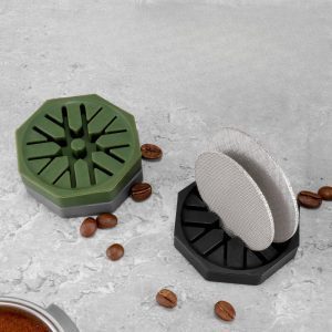 Giá đỡ tấm lưới phân phối nước espresso puck screen 58 mm silicone