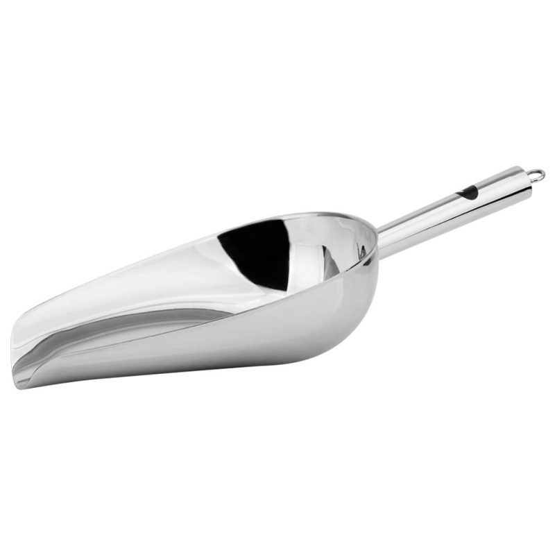 Ảnh sản phẩm Muỗng xúc đá inox pha chế loại dày cỡ lớn 23.2cm chính hãng