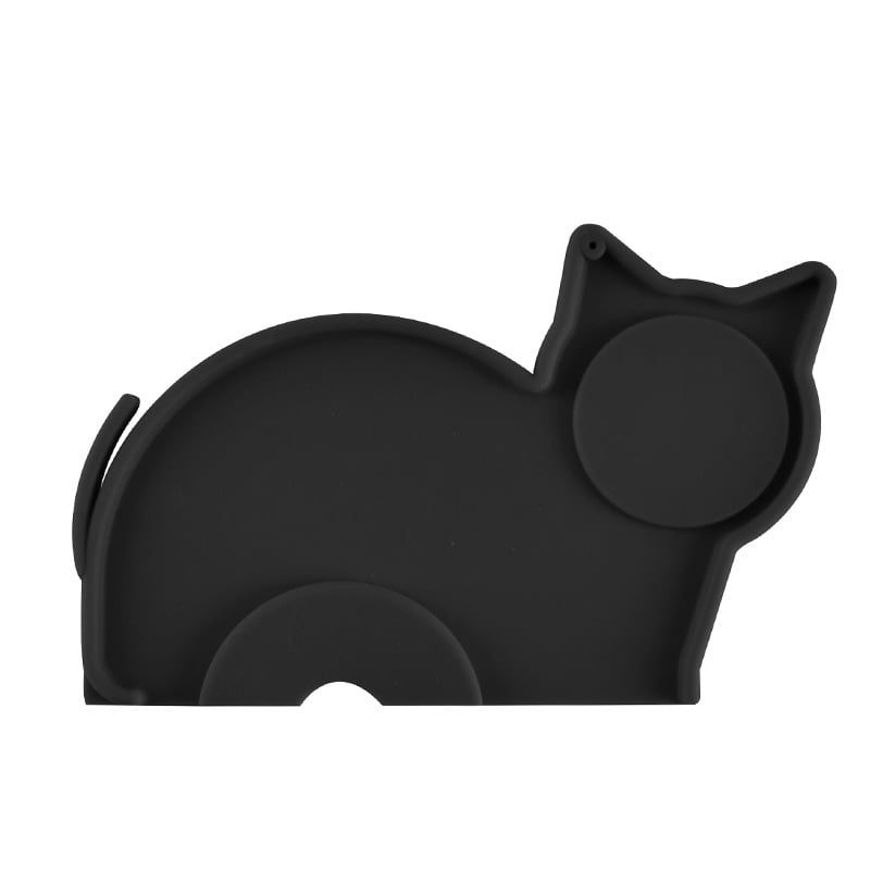 Ảnh sản phẩm Tấm cao su hỗ trợ nén cafe espresso hình con mèo – Tamping Mat chính hãng