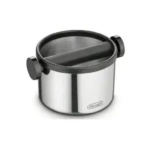 Thùng đựng bã cà phê inox DeLonghi — Dụng cụ pha chế chính hãng, giá tốt tại Kho Máy Pha