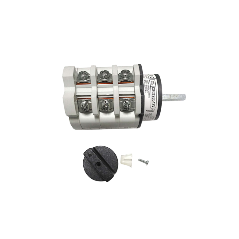 Ảnh sản phẩm Núm vặn công tác nguồn máy COMMUTATORE 4 POS.32A AC1 chính hãng