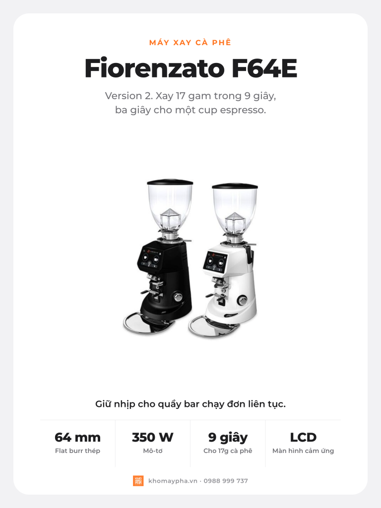 May xay ca phe fiorenzato f64e khomaypha